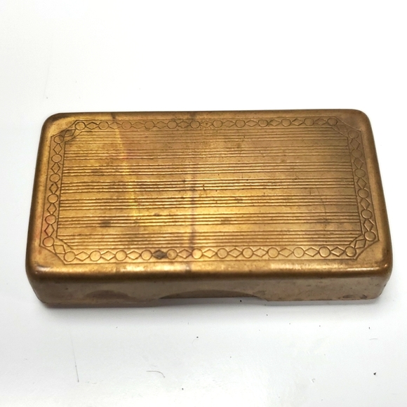 Vintage Gillette shaving kit alligator look brown case - Picture 5 of 16